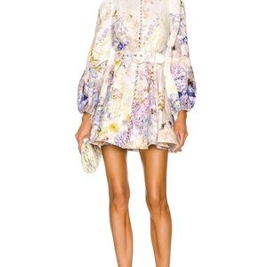Zimmermann Multicolor Long Sleeve Dress